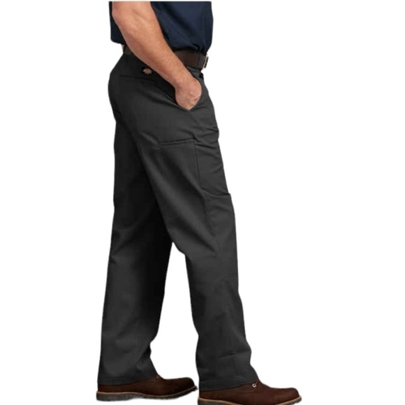 Dickies Black Relaxed Fit Double Knee Work Pants Size 40 X 30 - Picture 5 of 9
